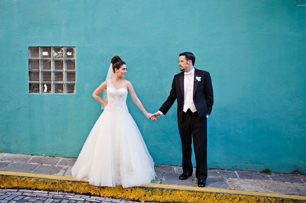 2 Wedding_Maria_Julian-454 on the streets of San Juan Puerto Rico. 