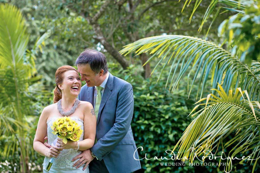 Liz Moore Destination Weddings loves-Claudia Rodriguez Wedding Photography-destination Wedding couple taken in tropical setting 
