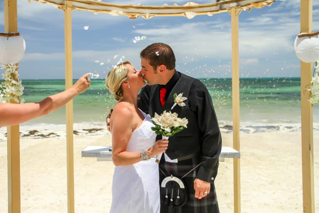 7Moon Palace has great beach wedding options. 