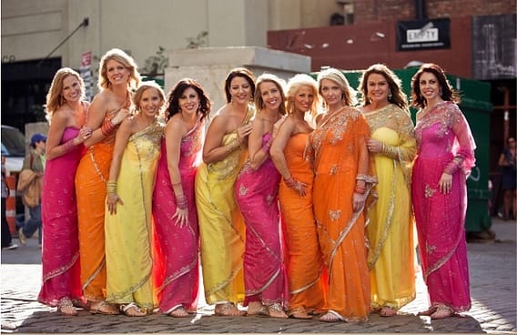 4colorful-bridesmaids-sarees