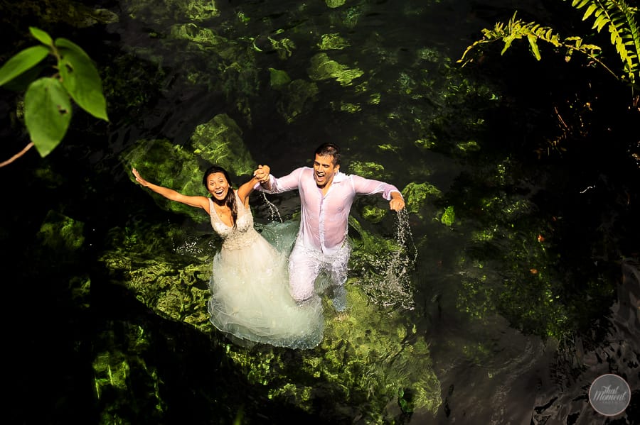  amazing picture of couple in trash the dress photo session