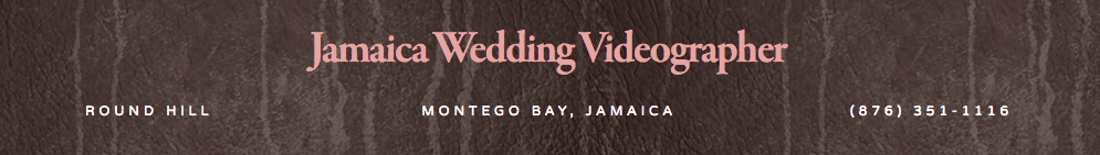Jamaica Wedding Videographer